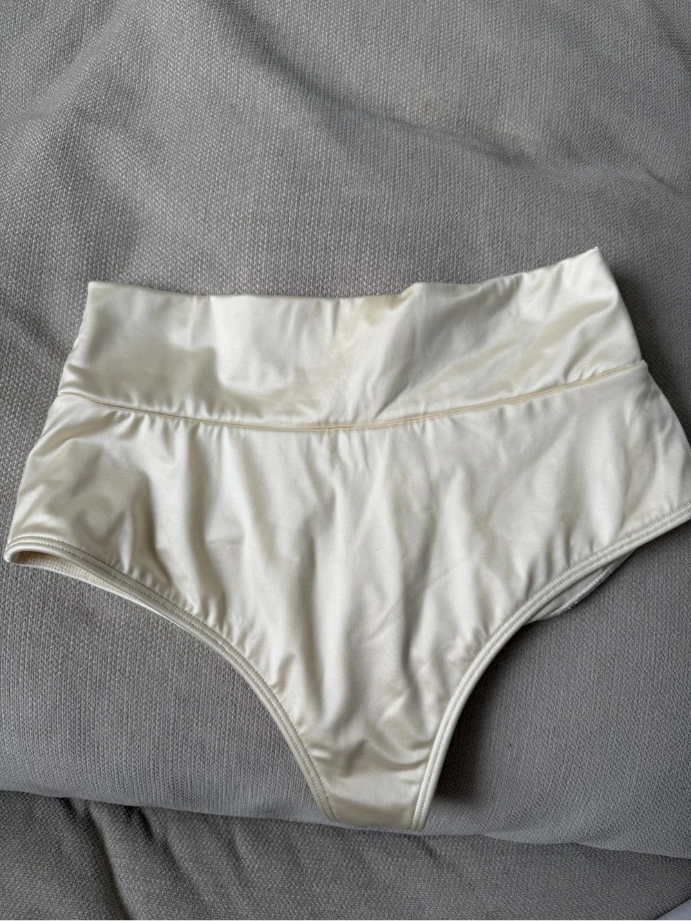 Montce Cream Silkie High Rise Bottoms